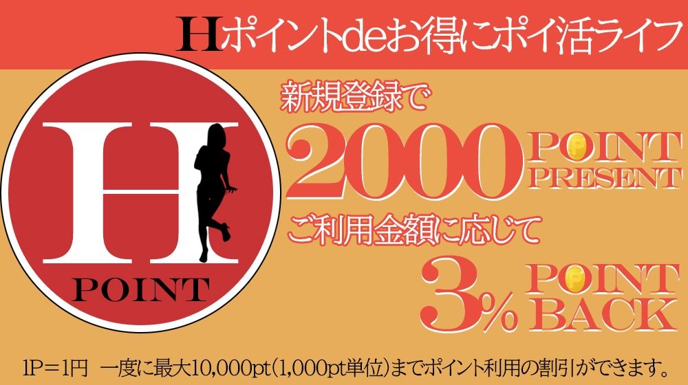 『Hポイントプレゼント』!!